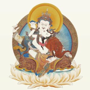 Guru Rinpoche and Yeshe Tsogyal